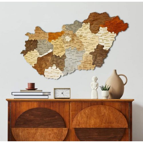 Holz Ungarn 3D Puzzle Wanddekoration 100x62